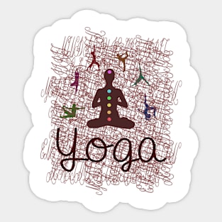 Yoga Design Sticker